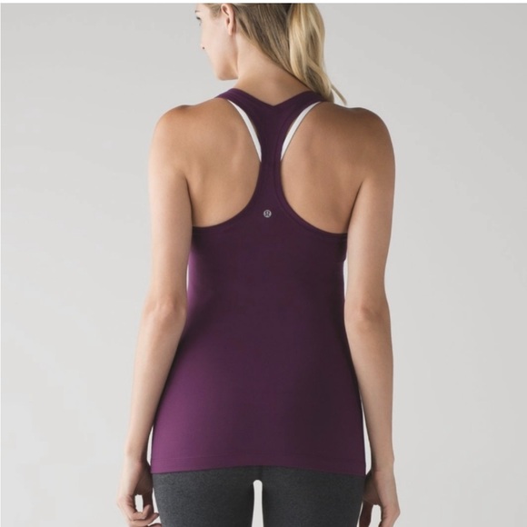 Lululemon Cool Racerback Tank, 4, Purple (Plum) - Picture 2 of 6